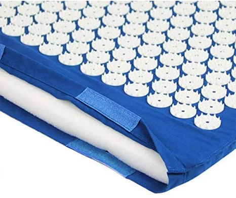 Акупунктурний масажний килимок Acupressure Mat Bed or of Nails Синій
