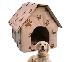 Будиночок для домашніх тварин Portable Dog House Бежевий