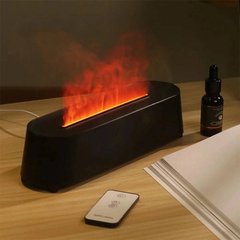 Зволожувач повітря з ефектом полум'я Flame Diffuser Humidifier Чорний