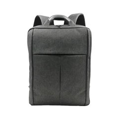 Рюкзак для ноутбука з USB-портом для заряджання Поліестер Сіра