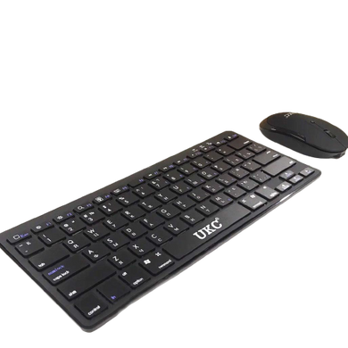 Бездротова клавіатура KeyBoard + Мишка Wireless Charge Wi-1214 Чорна