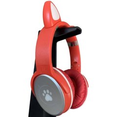 Бездротові навушники Bluetooth з котячими вушками LED SP-25 Червоні