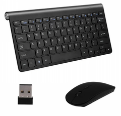 Безпровідний комплект клавіатура і мишка (Ultra-thin) Чорна
