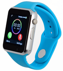 Умные Часы Smart Watch А1 blue (англ. версия) + Наушники подарок