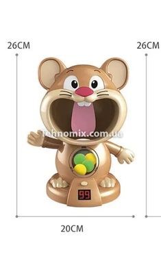 Інтерактивний тир "Мишеня" Joy Acousto-Optic Hamster 1970A Коричневий