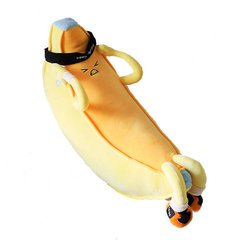 Іграшка-подушка Банан з пледом 3 в 1 Жовтий