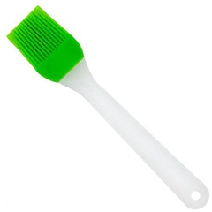 Кисточка силиконовая прямоугольная с пластиковой ручкой BN-985 Зеленая