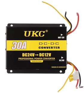 Инвертор преобразователь напряжения UKC DC/DC 24v-12v 30A