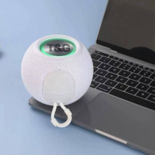 Колонка Bluetooth куля з функцією speakerphone з радіо TG337 Біла