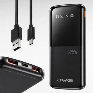 POWER BANK 22,5W 10000mAh AWEI P10k Черный