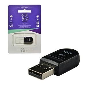 Флешка карта памяти USB 8GB TG Shorty series 010 Серая