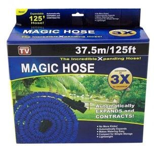 Садовый шланг Expandable Hose 37,5 м (XHOSE 37,5 метров) + В ПОДАРОК насадка-распылитель для полива