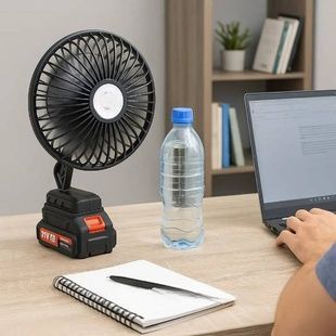 Вентилятор портативный аккумуляторный 21V VAP-8 Черный