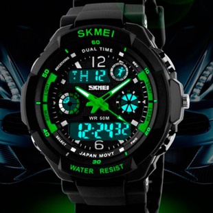 Годинник чоловічий тактичний Skmei S-Shock Green 0931