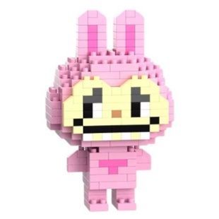 Конструктор Лабубу 250 деталей BRICKS Labyby Розовый