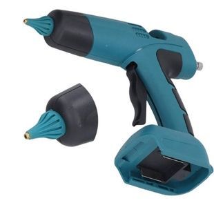 Клейовий пістолет гарячий акумуляторний +1АКБ 21V Li-ion Battery Glue Gun Синій