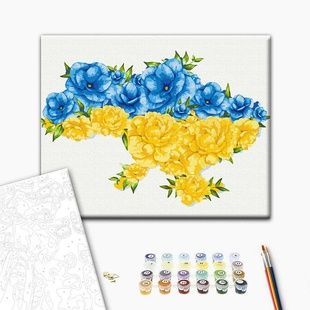 Картина за номерами Квітуча Україна &copy; Svetlana Drab BS53081