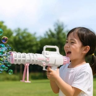 Автомат для мыльных пузырей Bazooka Bubble Gun Белый