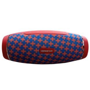 Портативна Bluetooth колонка Hopestar H27 з вологозахистом Червоно-синя