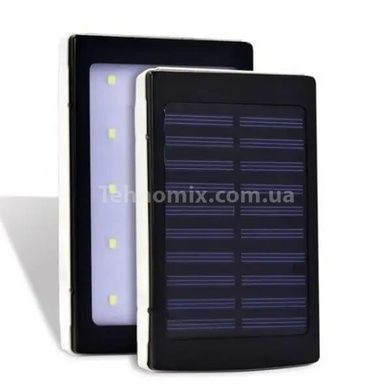 Power bank 50000mAh з LED панеллю та сонячною батареєю Чорний