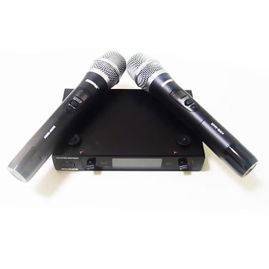 Радіосистема 2 мікрофони Shure AWM-505R Чорна