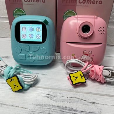 Фотоапарат моментального друку дитячий Print Camera Рожевий