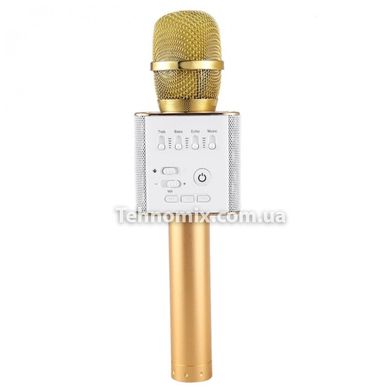 Караоке-мікрофон Q9 gold в чохлі