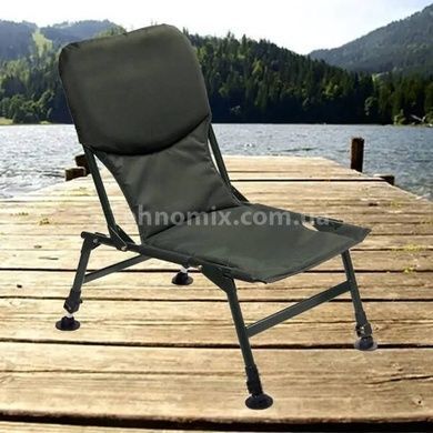 Стул раскладной туристический рыбацкий Fishing bench Темно-зеленый