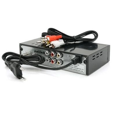 Цифровой тюнер с дисплеем и пультом управления универсальный DVB-T2 SKY BOX ZAR139 Черный