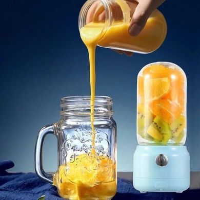 Блендер бездротовий Juice Blender Блакитний