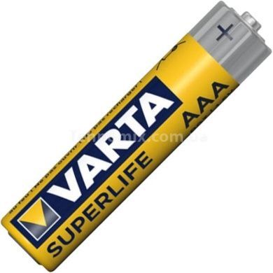 Набір сольових батарейок 2шт ААА Varta Superlife R03