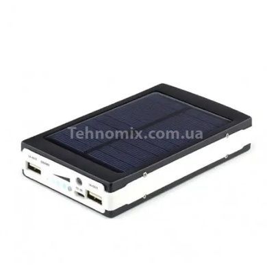 Power bank 50000mAh з LED панеллю та сонячною батареєю Чорний