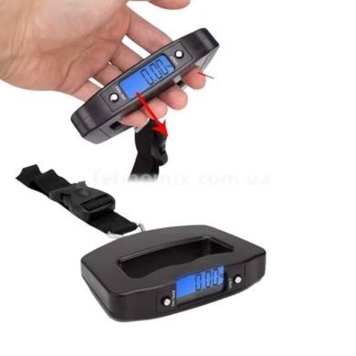 Весы для багажа ручные прецизионные электронные AND XL-1566 Черные