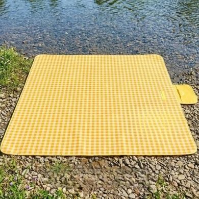 Килимок-підстилка водонепроникний складаний для пікніка 150&times;100см Slide B Жовтий