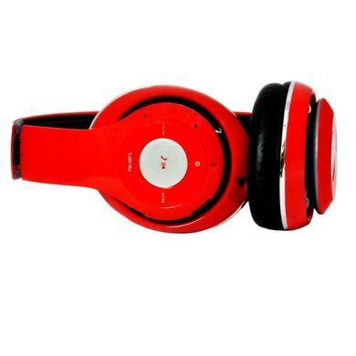 Наушники аккумуляторные беспроводные акустические Bluetooth TM010 Красные