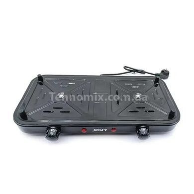 Электроплита спиральная на 2 комфорки Hot Plate A-PLUS Черная