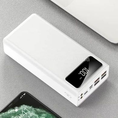 Power Bank 40 000mA 4 роз'єми USB, мікро USB, TYPE-C Білий