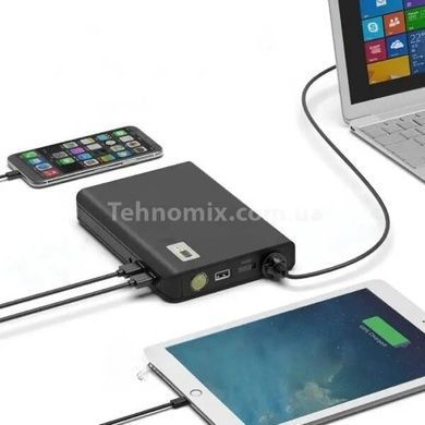 Power Bank для гаджетов 24000 mAh 85W Portable AC Черный