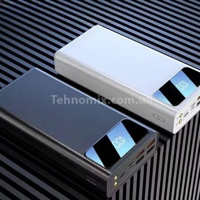 Power Bank 40 000mA 4 роз'єми USB, мікро USB, TYPE-C Білий