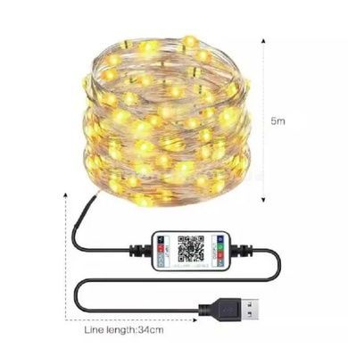 Гирлянда 3м 30LED RGB+приложение