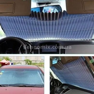 Шторка сонцезахисна на лобове скло 120*45см AND092 Світловідбивна