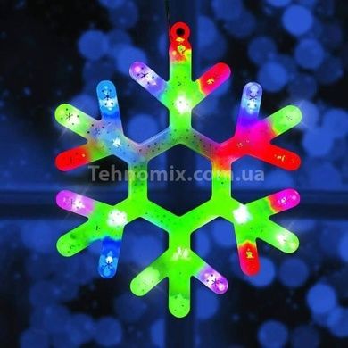 Снежинка LED 30см C-8 Мультиколор