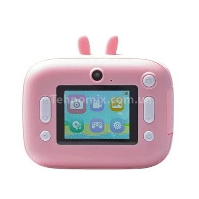 Фотоаппарат моментальной печати Зайчик Print Camera MA458 Розовый