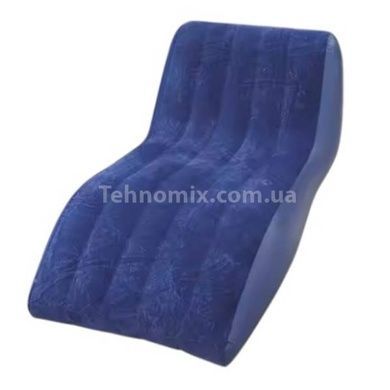 Надувне крісло S-подібне 160*90*60cm Синє