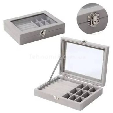 Шкатулка органайзер для украшений Jewelry storage box LD-1016 Белая