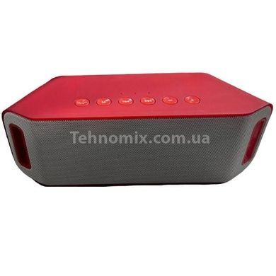 Портативна бездротова bluetooth колонка MP3 плеєр Sps S204 Червона