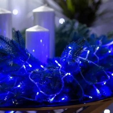 Гирлянда линейная внутренняя 18м 400LED 4469 AND 50-5 Прозрачный провод, синий свет