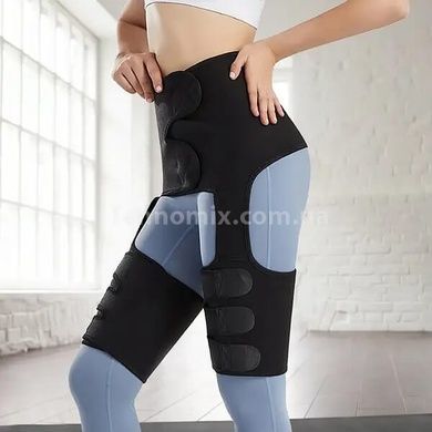 Потяг для схуднення та корекції фігури ADJUSTABLE ONE PIECE WAIST BAND S/M Чорний