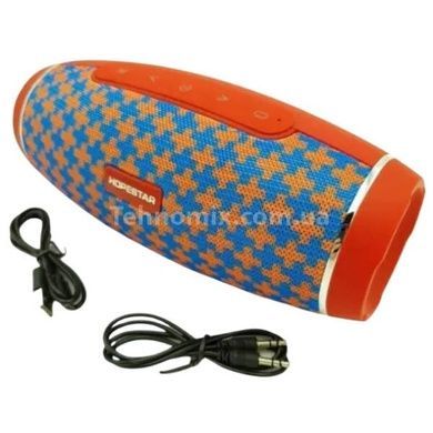 Портативная Bluetooth колонка Hopestar H27 с влагозащитой Красно-синяя