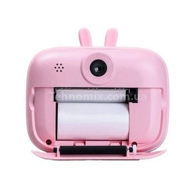 Фотоаппарат моментальной печати Зайчик Print Camera MA458 Розовый